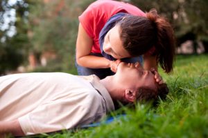 Formation AFGSU 1 en Finistère - bilan respiratoire sur un inconscient